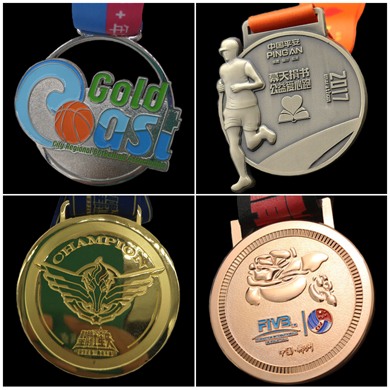 马拉松奖牌定制定做学校运动会比赛创意金属挂牌纪念奖章勋章制作